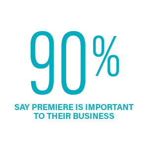 95% Say Premiere is Important to their Business