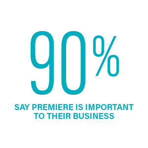 90% Say Premiere is Important to their Business