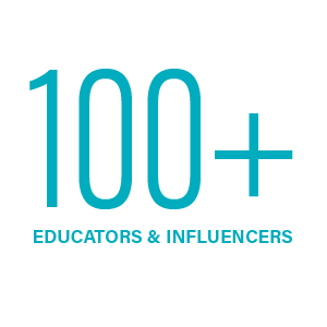 100+ Educators & Influencers